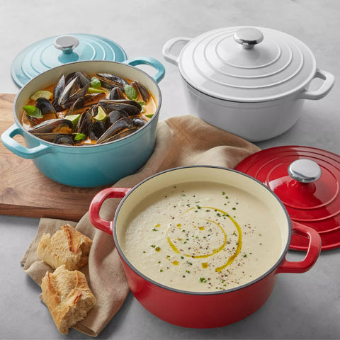 Sur La Table Enameled Cast Iron Round Dutch Oven, 4 qt.