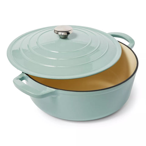 Sur La Table Enameled Cast Iron Round Wide Dutch Oven, 7 qt.