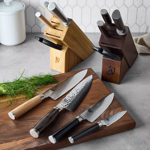 Shun Classic Blonde 6-Piece Knife Block Set