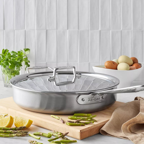 All-Clad D5 Brushed Stainless Steel Sauté Pans