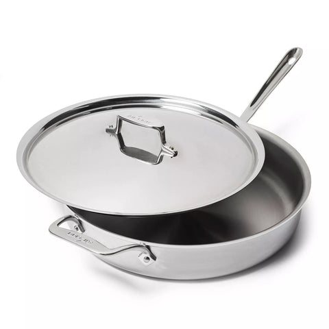 All-Clad D5 Brushed Stainless Steel Sauté Pans