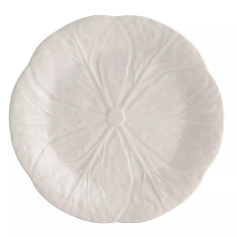 Bordallo Pinheiro Cabbage Beige Dessert Plates, Set of 4