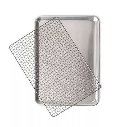 Nordic Ware Naturals Half Sheet with Oven-Safe Nonstick Grid