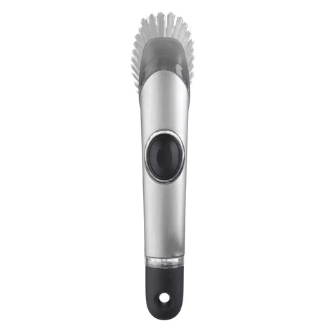 OXO SteeL Soap-Squirting Dish Brush