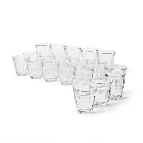 Duralex Picardie Tumblers, Set of 18