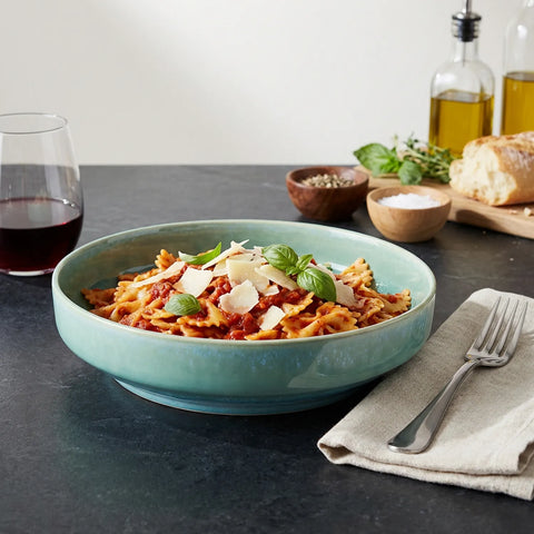 Sur La Table Lucent Reactive Glaze Pasta Bowl