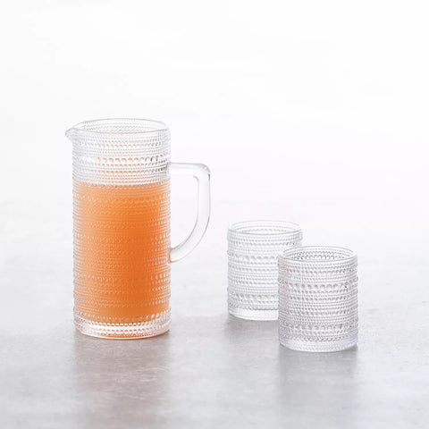 Fortessa Jupiter Pitcher and Double Old Fashion Set