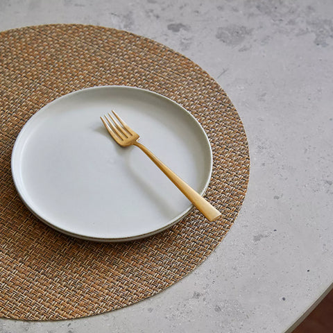 Chilewich Basketweave Round Placemat, 15"