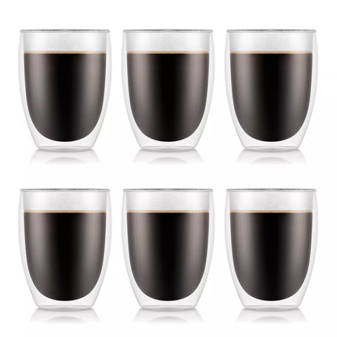 Bodum Pavina Double-Wall Glasses, Set of 6