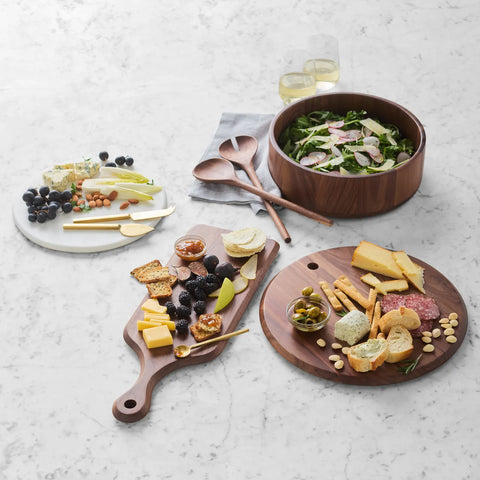 Sur La Table Black Walnut Serving Bowl