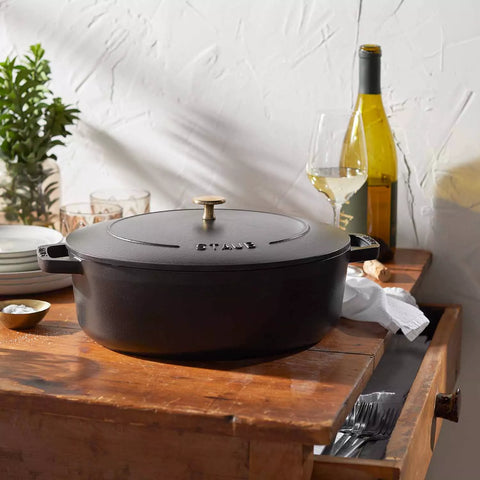 Staub Wide Oval Dutch Oven, 6.25 Qt.