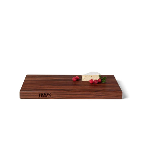 John Boos Walnut Edge-Grain Cutting Board, 18" x 12" x 1½"