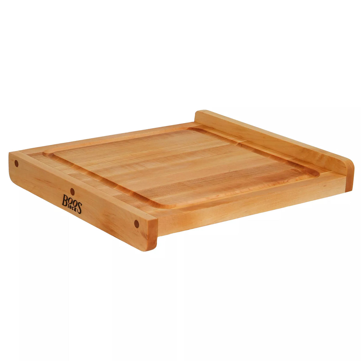 John Boos Maple Edge-Grain Countertop Cutting Board w/ Juice Groove, 1.25" Thick