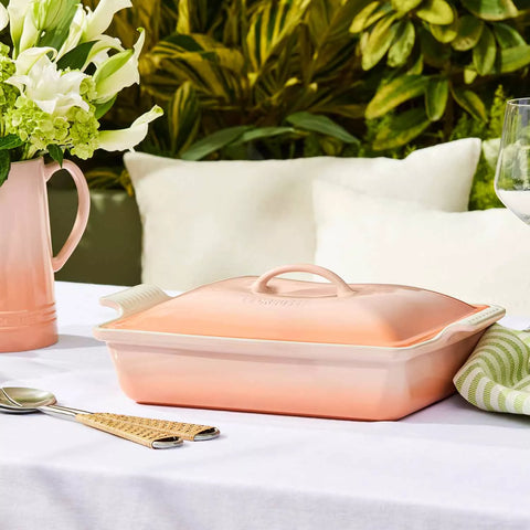 Le Creuset Heritage Stoneware Covered Baker, 4 qt.