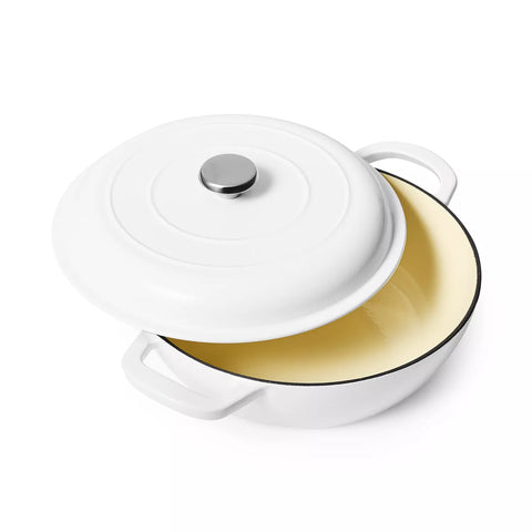 Sur La Table Enameled Cast Iron Deep Braiser, 5 qt.