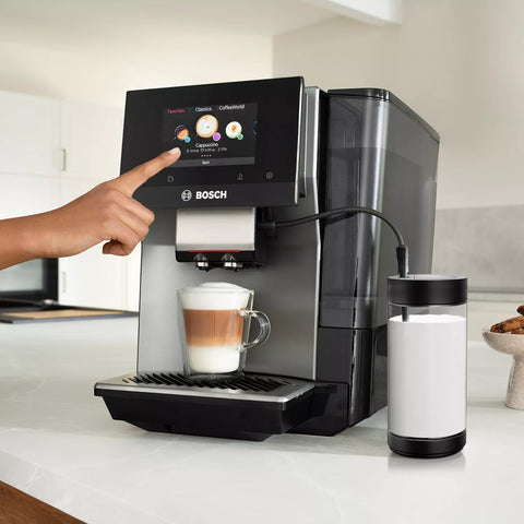 Bosch 800 Series Fully Automatic Espresso Machine with Milk Express Plus, Black