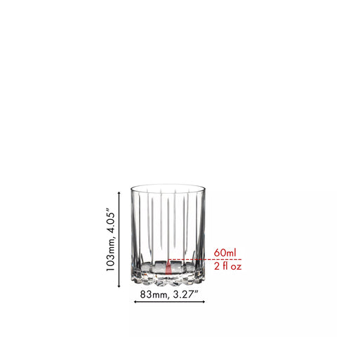 RIEDEL Drink Specific Glassware Double Rocks Glass, Set of 2