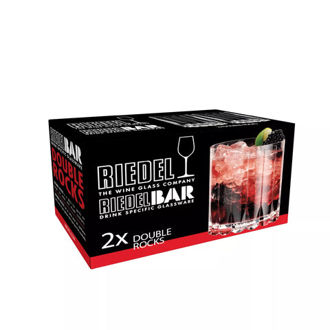 RIEDEL Drink Specific Glassware Double Rocks Glass, Set of 2