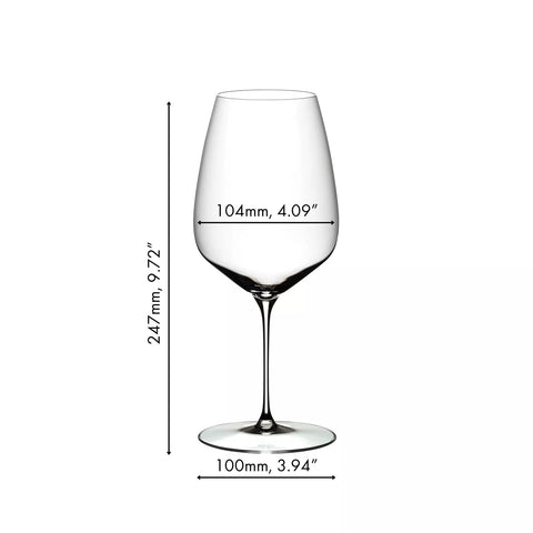 RIEDEL Veloce Cabernet Wine Glass, Set of 2