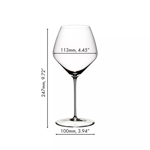 RIEDEL Veloce Pinot Noir Wine Glass, Set of 2