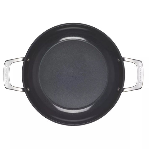Le Creuset Essential Ceramic Nonstick Shallow Braiser with Lid