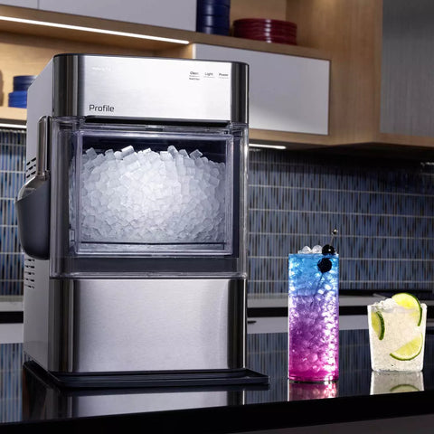 GE Profile Opal 2.0 Ultra Nugget Ice Maker with Scale Inhibiting Filter