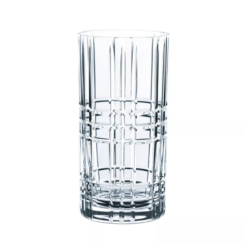 NACHTMANN Square Highball Glasses, Set of 4