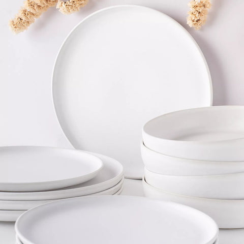 Stone Lain Stoneware Macchio 12-Piece Dinnerware Set