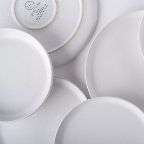 Stone Lain Stoneware Macchio 12-Piece Dinnerware Set