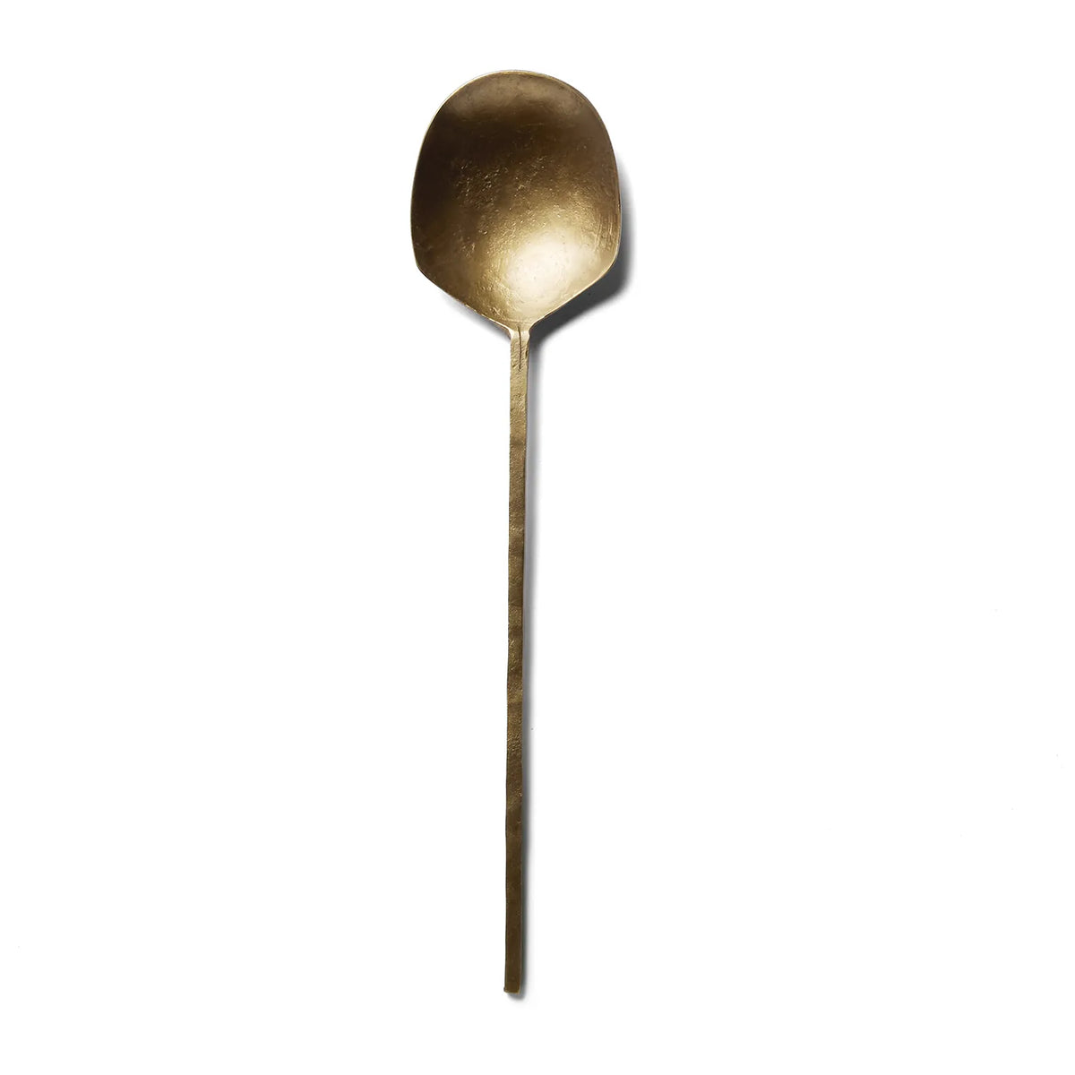 Sur La Table Brushed Gold Iron Forged Serving Spoon