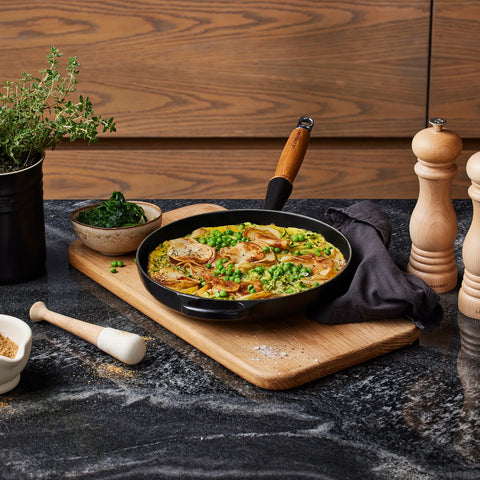 Le Creuset Alpine Wood Handled Skillet, 10.25"