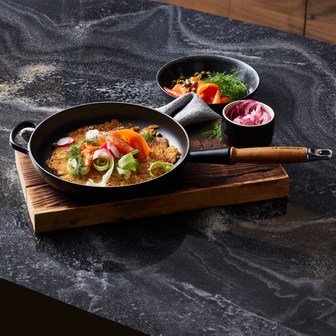 Le Creuset Alpine Wood Handled Skillet, 10.25"