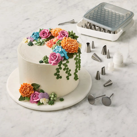 Sur La Table 60-Piece Decorating Tip Set