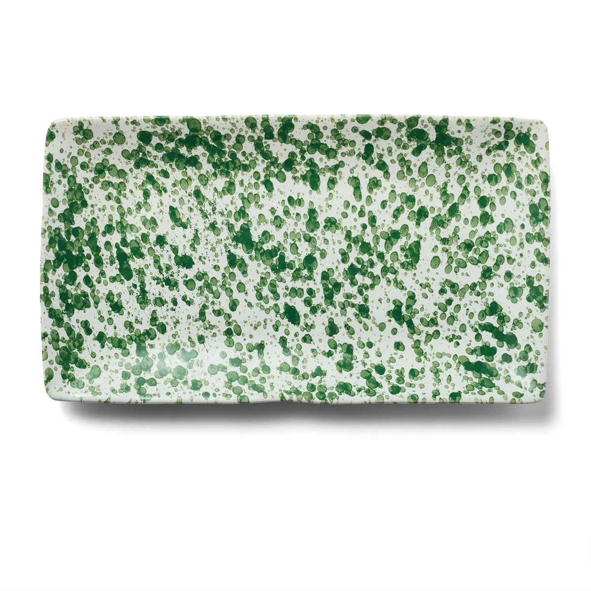 Sur La Table Green Splatter Platter