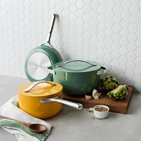 Caraway Ceramic Nonstick Saucepan, 1.75 qt.