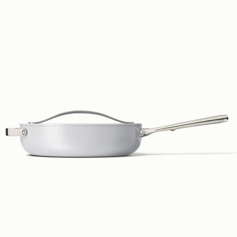 Caraway Ceramic Nonstick Sauté Pan with Lid, 4.5 qt.