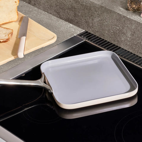 Caraway Ceramic Nonstick Square Griddle Pan, 11"