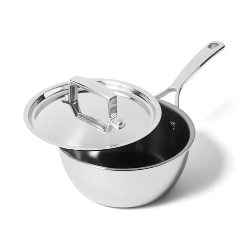 Sur La Table Classic 5-Ply Stainless Steel Saucier, 2 qt.
