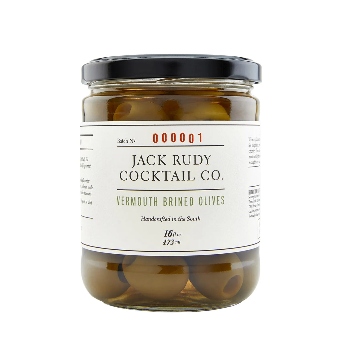 Jack Rudy Cocktail Co. Vermouth Brined Olives