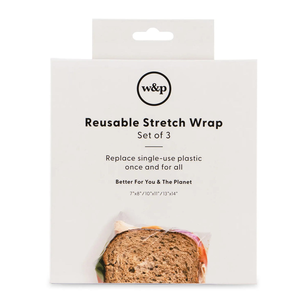 W&P Reusable Stretch Wraps 3-Piece Set