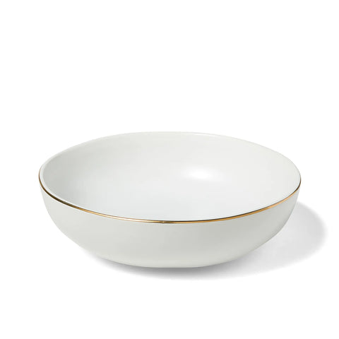 Sur La Table Gold Rimmed Pasta Bowl