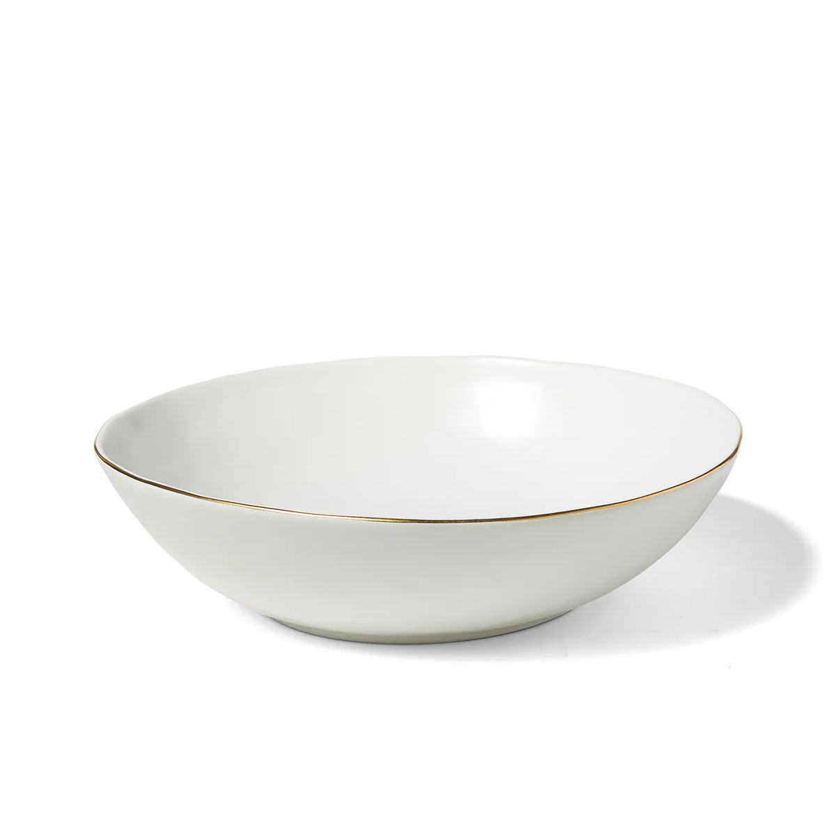 Sur La Table Gold Rimmed Serve Bowl