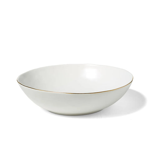 Sur La Table Gold Rimmed Serve Bowl