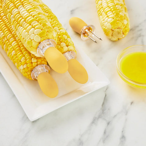 Sur La Table Interlocking Corn Holders, Set of 4