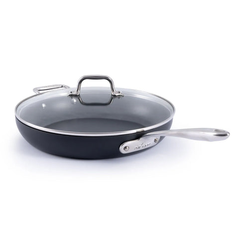 All-Clad HA1 Expert Nonstick Skillet with Lid, 12"