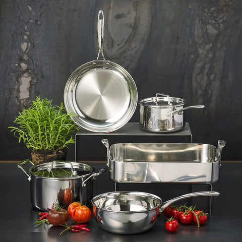 Scanpan Fusion 5 Stainless Steel Roaster, 13.5” x 9.5”