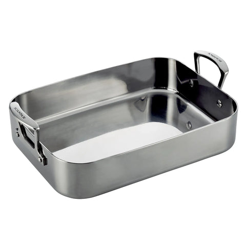 Scanpan Fusion 5 Stainless Steel Roaster, 13.5” x 9.5”