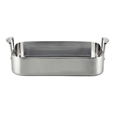 Scanpan Fusion 5 Stainless Steel Roaster, 13.5” x 9.5”