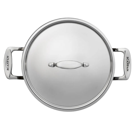 Scanpan Fusion 5 Stainless Steel Stockpot with Lid, 8 qt.