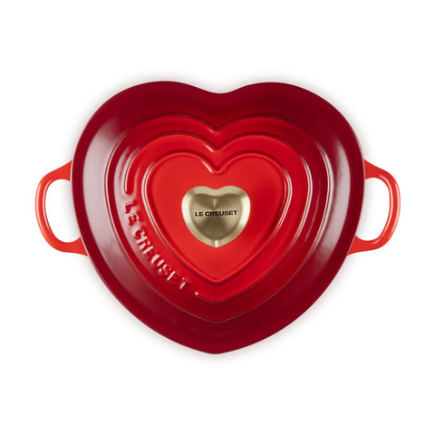 Le Creuset Shallow Heart Cocotte, 1.25 Qt.